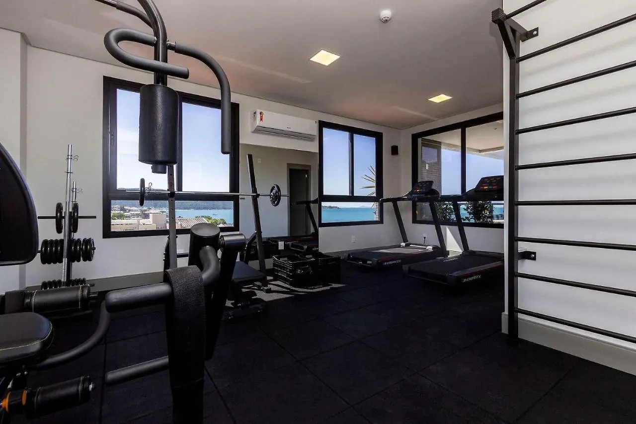 Aion Suites 302 - Lindo Apartamento Com Vista Para O Mar, A 60M Da Praia De Bombinhas, Com Piscina E Academia No Rooftop. Bombinhas